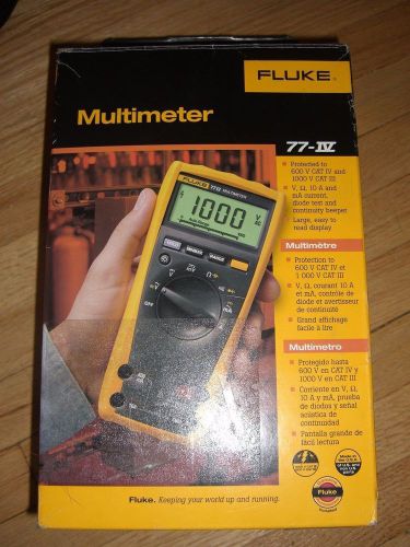 Fluke 77 IV Digital Multimeter **TESTED to Fluke Performance Verification** NIB