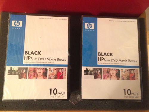 Slim DvD Cases - Two 10 Packs