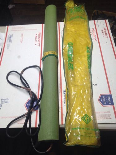 Nice Greenlee 860-4 PVC Bender Heating Blanket #3108 4&#034; PVC Conduit Pipe