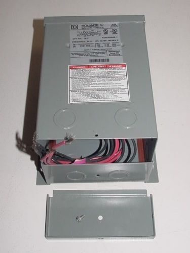 Square D Schneider Electric 1S1F Transformer 1 KVA/Phase 120/240V Wall 1H721 3R