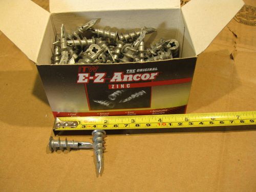 Itw 5000902 e-z ancor 100 ct. zinc self drilling drywall anchors usa for sale