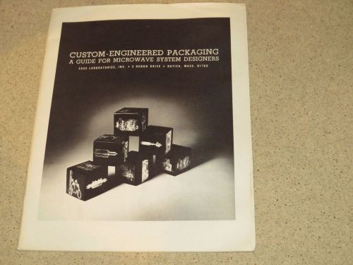 SAGE LABS CUSTOM ENGINEERED PACKAGING - GUIDE FOR MICROWAVE DESIGNERS  (#135)