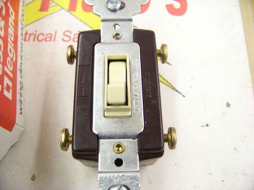 2 pack 4way toggle switch 15 amp 120/277 VAC w/ ground Ivory