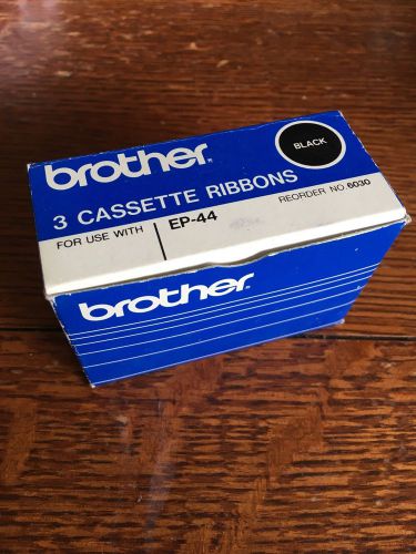 Brothers Cassette Ribbons Fits EP-41/43/44/45 WP-600 Typewriters 6030 Black
