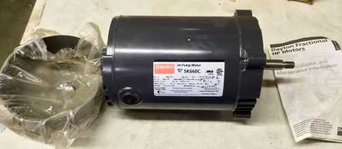 Dayton Electric Motor - 5K660C, 1/2 hp, 1 phase, Fr 56J, 5/8&#034; shaft