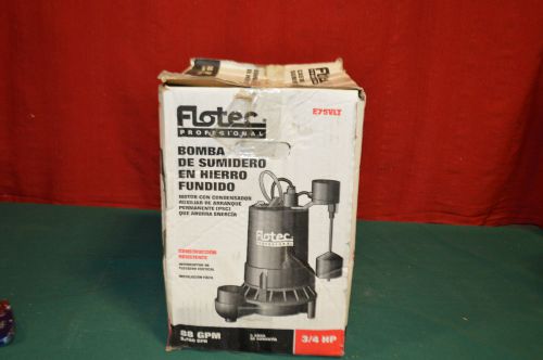 Flotec E75VLT - 3/4 HP Cast Iron Sump Pump w/ Vertical Float Switch