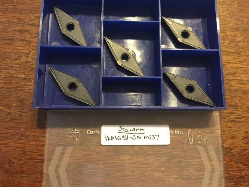 Stellram VNMG 431 - 3G  MP37 Carbide Inserts **5 Inserts**