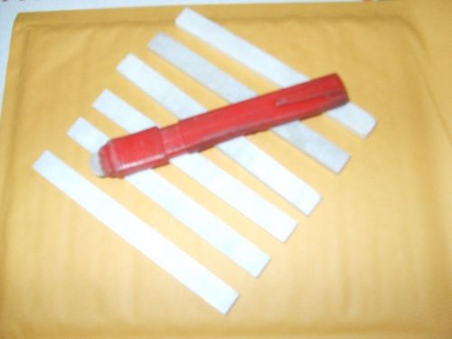 Welders Chalk, Welding Marker, Welder Marking   5&#034; 6 pcs. with chalk holder