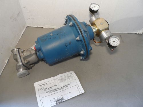 ITT GC31 Md 31 Conoflow Valve w/ Actuator Size 1.5&#034; Commandaire Positioner