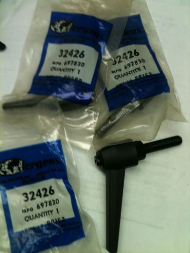 JERGENS 32426 PLASTIC ADJUSTABLE HANDLE 5/16-18 X 1-1/4&#034; bolt..Lot of 3