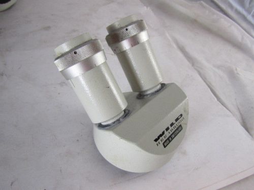 WILD MICROSCOPE HEAD WITH ADJUSTABLE OCULAR TUBES