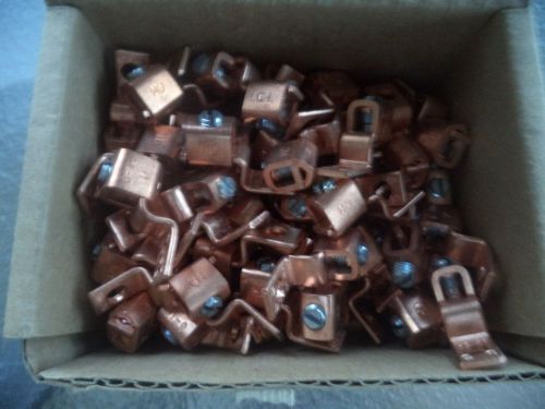 PANDUIT CB3536CY COPPER MECHANICAL SINGLE BARREL LUG LOT OF100