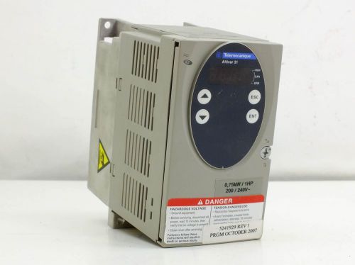 Telemecanique Altivar 31 AC Drive 0.75kW 1HP (ATV31H075M3X)