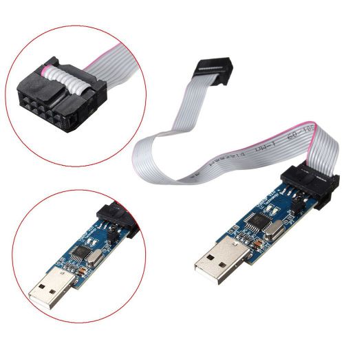 New USB ISP Programmer Downloader For 51/ ATMega /ATTiny/ AVR Download Adapter