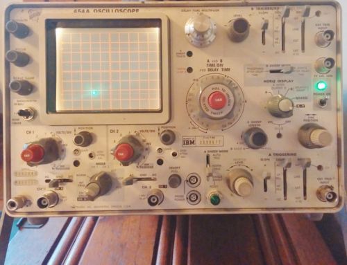 Tektronix Model 454A, 150 MHz Dual-Trace Analog Oscilloscope w/ All Accessories