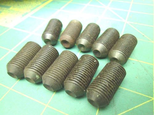 SOCKET HEAD SET SCREW 1/2-20 X 1 CUP POINT QTY 10 #59795