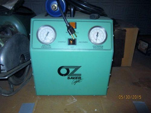 THERMA FLO OZ SAVER LIGHT REFRIGERANT RECOVERY UNIT MODEL 1986 LOCAL PU ONLY