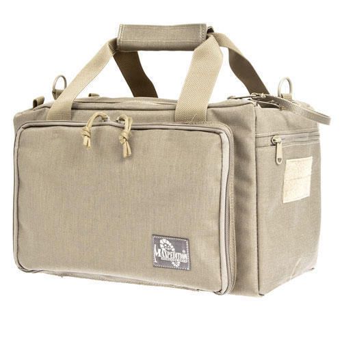 Maxpedition 0621k khaki compact range bag for most handguns 14&#034;lx10&#034;wx10&#034;h for sale