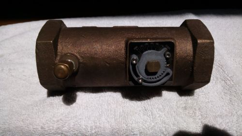 Taco 2&#034; threaded accu-flo brass valve for sale