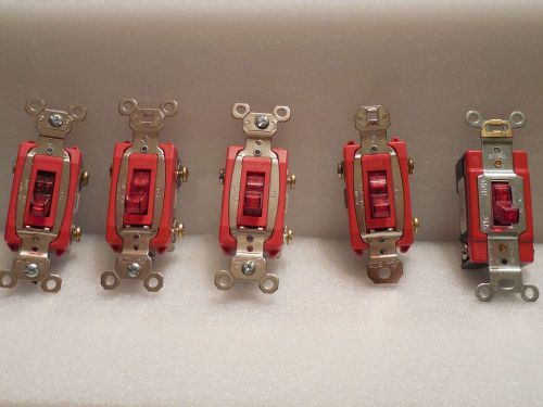 ILLUMINATED ON LIGHT SWITCHES LOT OF 8