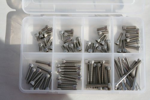 3/8-16 x 3/4&#034; thru  6&#034;    stainless steel socket head cap screw  assortment for sale