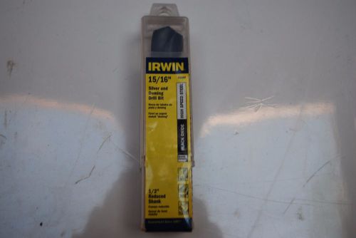 IRWIN 15/16&#034; SILVER AND DEMING DRILL BIT MODEL 91160