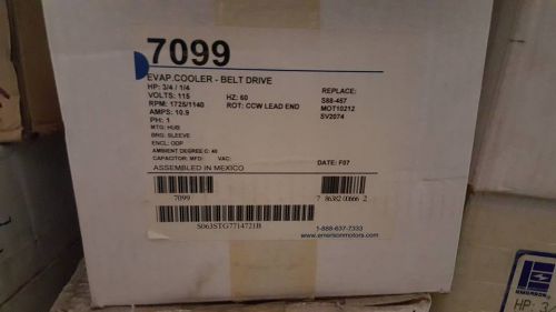 Emerson 7099 2-Speed Split Phase Evaporative Cooler Motor NEW!!