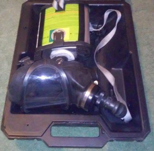 MSA TYPE GMEO SSW GAS MASK WITH BRANDNEW CANNISTER ( WINDOW-CATOR ) SSW