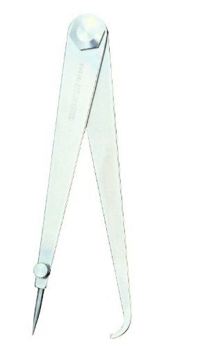 Starrett 563-6 Hermaphrodite Joint Caliper, Steel, Flat Leg, 0-6&#034; Range