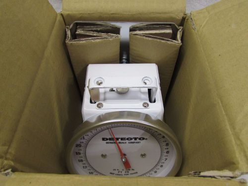 Detecto PT-25-R (PT25R) Petite Top Loading Dial Scale-25lb capacity NEW KITCHEN