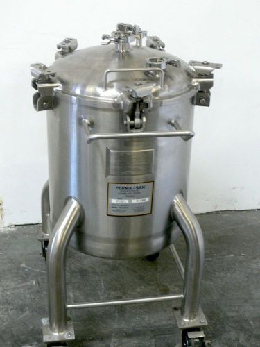 PERMA-SAN  80 Liter  316 Stainless Steel Portable Tank  30 PSI  model DVD 18-15