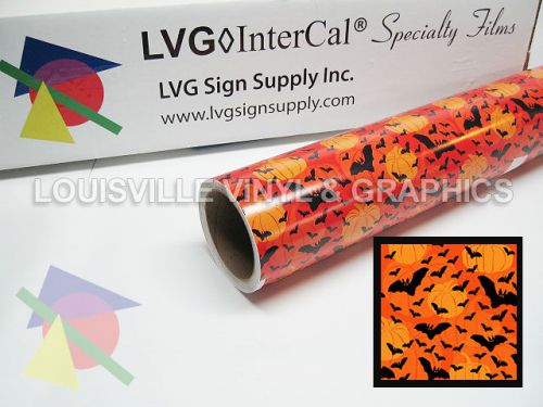 24&#034; X 5yd - Halloween Bats Textured Prints -Art, Craft &amp; Graphics Cutting Vinyl