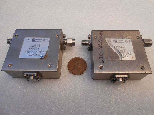 HARRIS FARINON FERRITS ISOLATOR A43542, 620-820 MHz