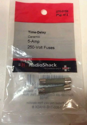 Time-Delay Ceramic 5-Amp 250-Volt Fuses #270-0156 By RadioShack