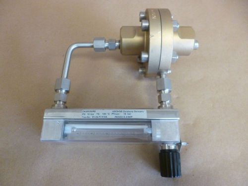 RE-1000-N DIFFERENTIAL PRESSURE REGULATOR W/ DK800 FLOWMETER 1/4&#034; NPT 7.25 PSIG