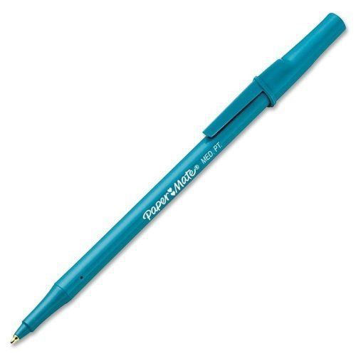 Paper Mate Write Bros. Stick Medium Tip Ballpoint Pens, 60 Blue Ink Pens New
