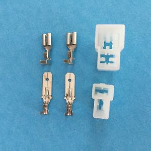 KIT 2 WAY-T FASTON TERMINAL &amp; CONNECTORS - 6 PCS, 6.3mm, .250 Series, 14-18 AWG