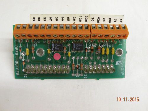 RELIANCE ELECTRIC 0-57005 REMOTE OPERATOR BUFFER CIRCUIT BOARD