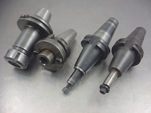 Lot Qty4 40 Taper Milling Arbors and ER 32 Chuck (LOC1809A)