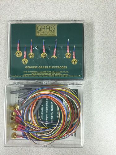 EEG ELECTRODES Fs-E5GH, 48 INCH GOLD CUP GRASS 10/SET