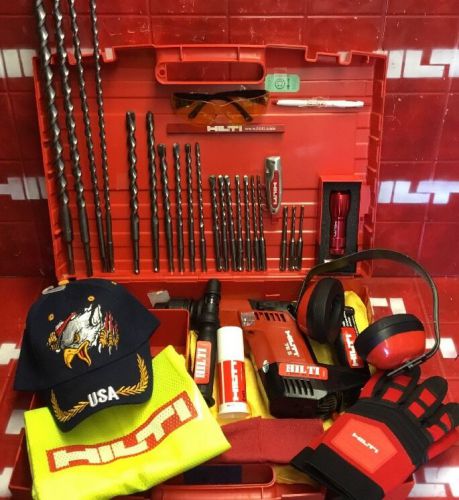 HILTI TE 5 HAMMER DRILL, L@@K, FREE EXTRAS, LOADED BITS, GREAT, FAST SHIPPING