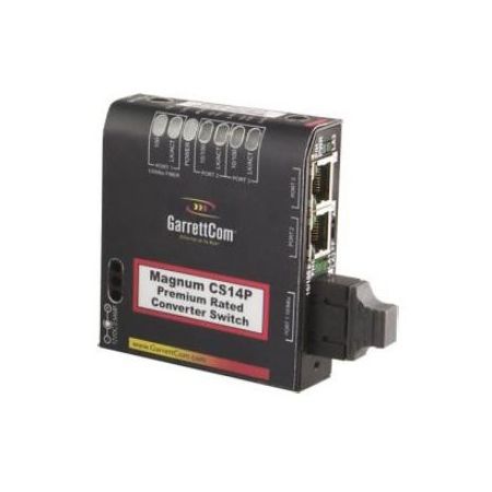 Garrettcom - magnum cs14p 100mbps fiber converter switch for sale