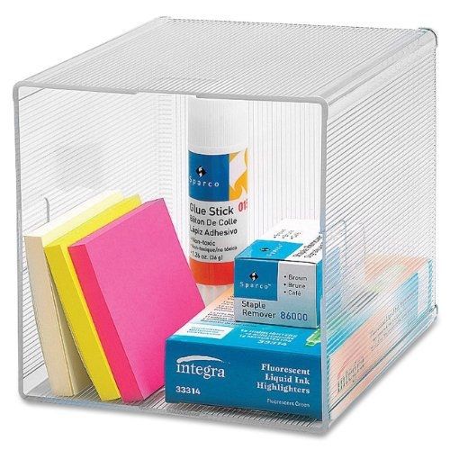 Sparco Storage Organizer, 6 x 6 x 6 Inches, Clear (SPR82980)