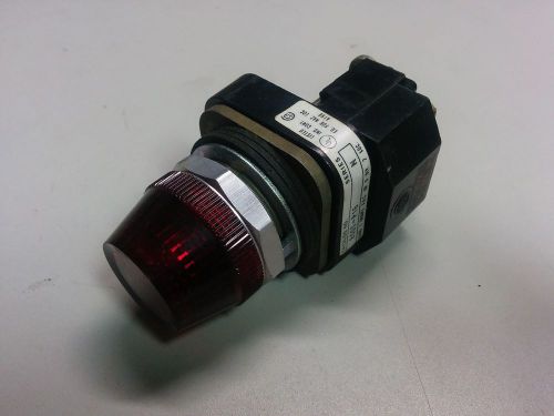 ALLEN BRADLEY 800T-P16R RED PILOT LIGHT 120V SERIES N