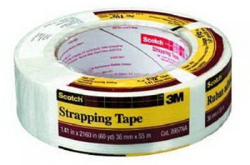 3M Scotch 8957 Standard Packaging Tape - 36 mm Width x 55 m Length - 64278