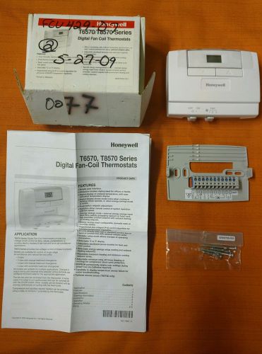 Honeywell T6570 / T8570 Series Digital Fan Coil Thermostats-NEW !