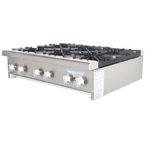 Turbo tahp-36-6 hotplate, countertop, gas, 6 burners (32,000 btu each), radiance for sale