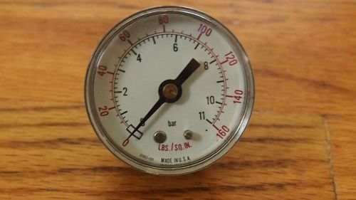 Air Pressure Gauge 160 psi #525