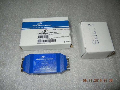 B&amp;B Electronics 4 Channel RS232 Isolator, 9POP4, NEW