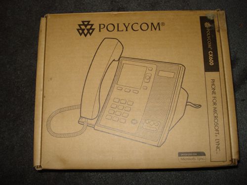 NEW POLYCOM CX600 VOIP IP Telephone POE 2200-15987-025